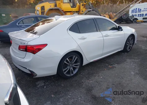 2020 Acura Tlx Tech Package из США, поврежденный, VIN 19UUB2F46LA002028